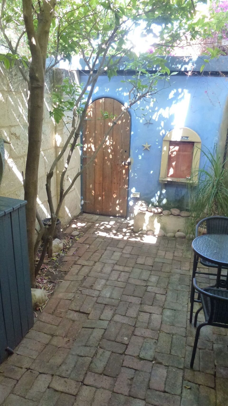 Back courtyard