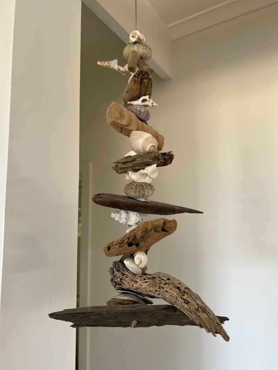 A beautiful piece created by a local artisan. Pieces collected from Port beach.