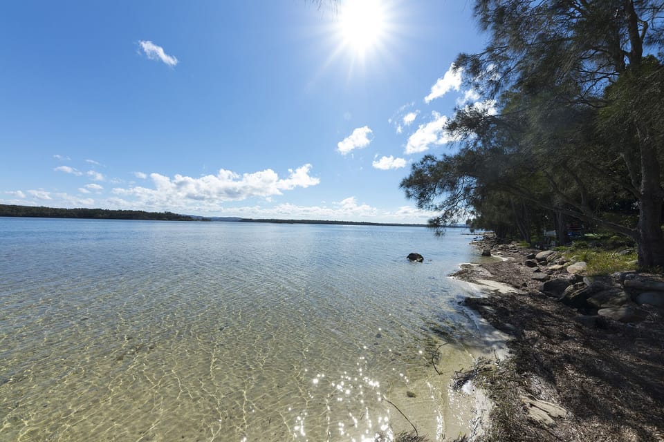 The beach in front of the Folly is a great place to start your walk