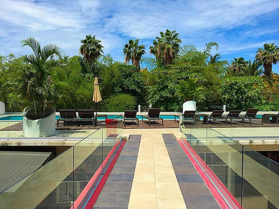 Pool Entrance