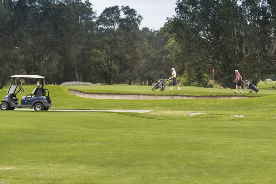 Golfing