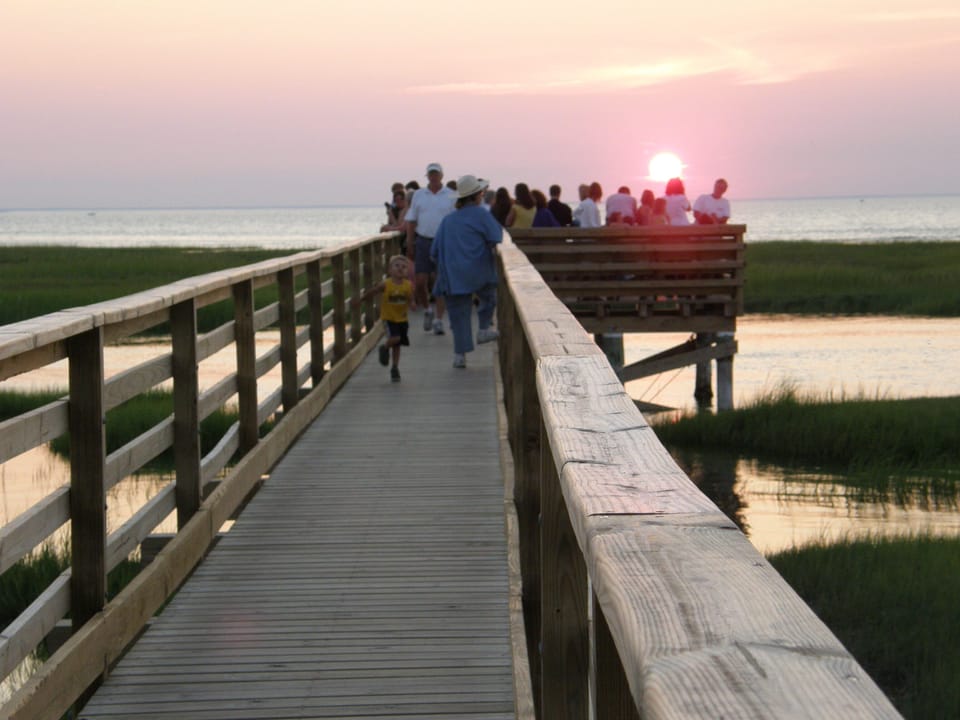 Boardwalk at Gray's Beach across 6A. Great place to go to beach or watch sunsets