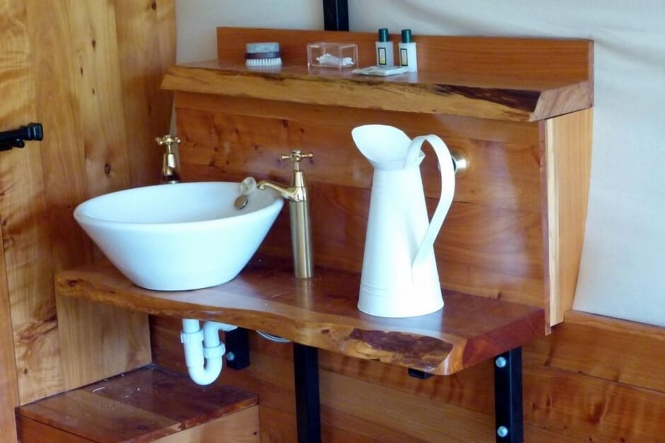 Shower, toilet and basin on-board