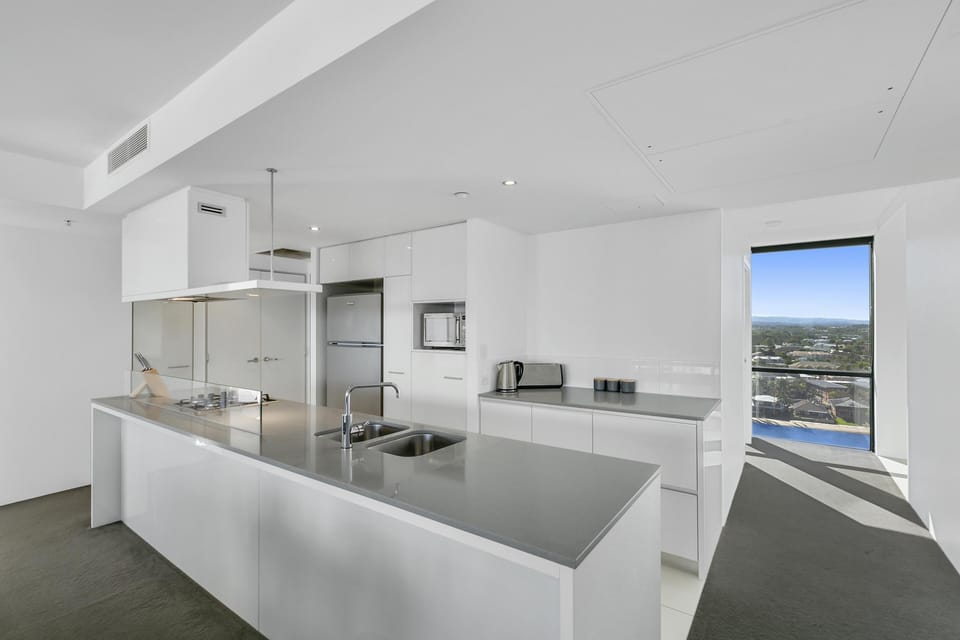 Fully equipped modern kitchen