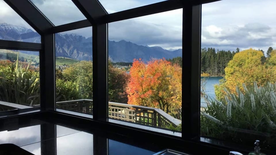Autumn view from kitchen