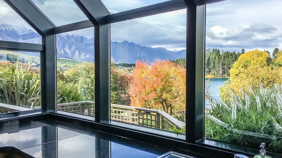 Kitchen view - autumn