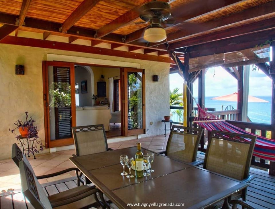 Outside dining area