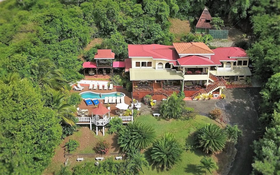 Villa Capri from the sky
