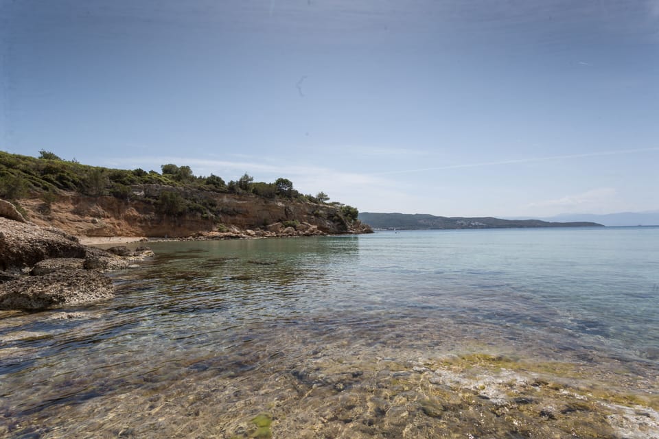 Costoula beach (350 metres from the villa)