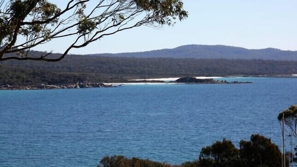 View up the Bay of Fires Coast