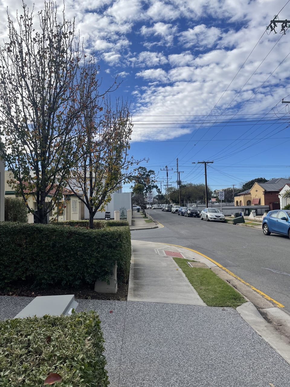 100 metre walk to main road supermarket & cafes & bus stop