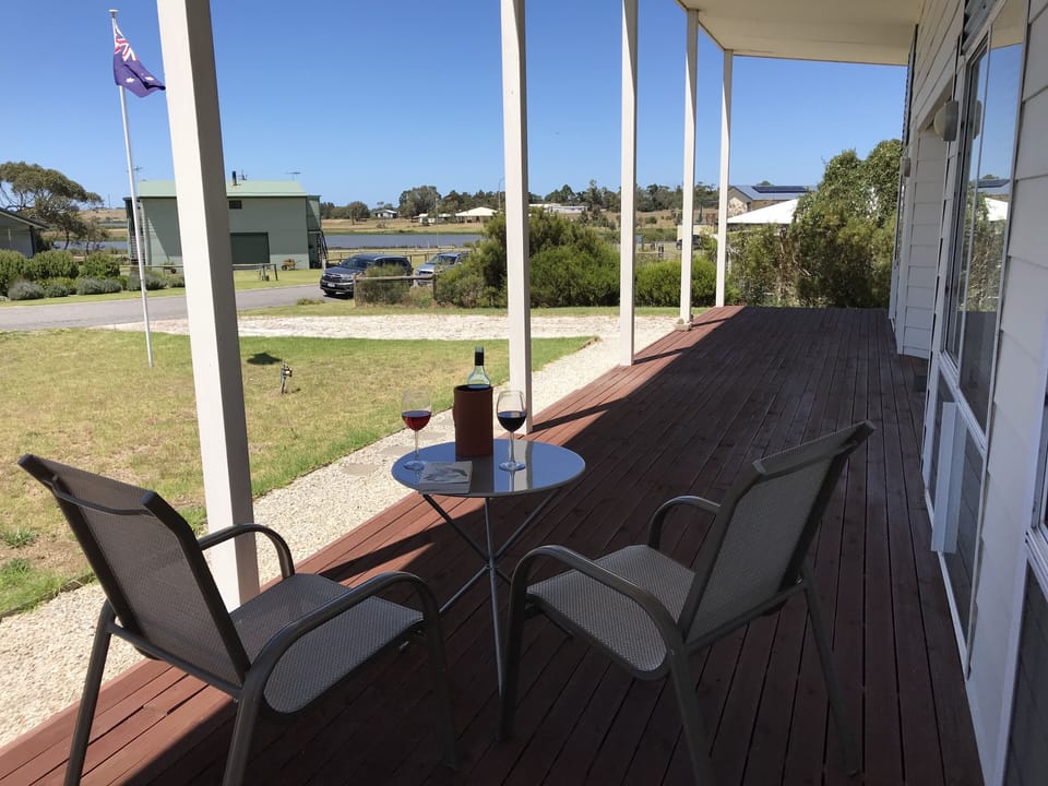 breakfast on the front deck
