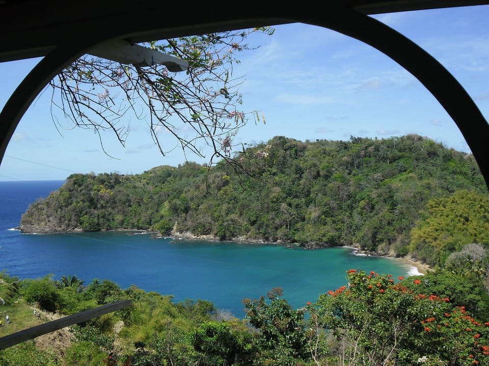 View of Englishman's Bay from Patio