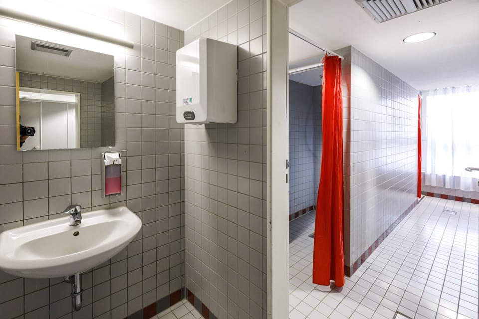 Shower, hair dryer