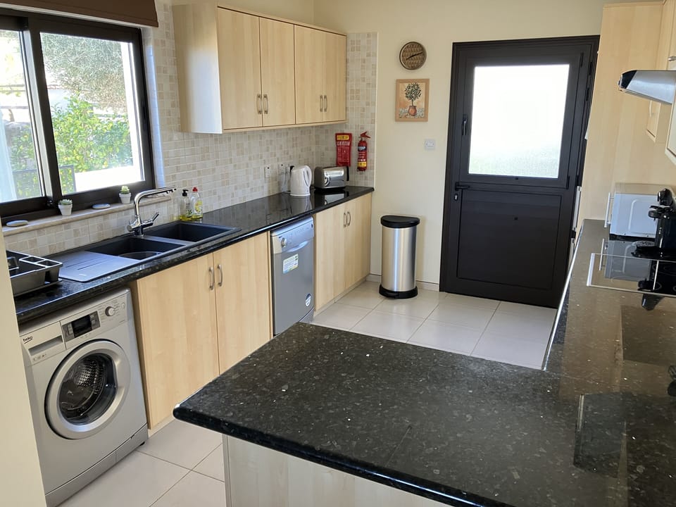 Fully equipped Kitchen includes Washing Machine, Dishwasher, Electric Oven