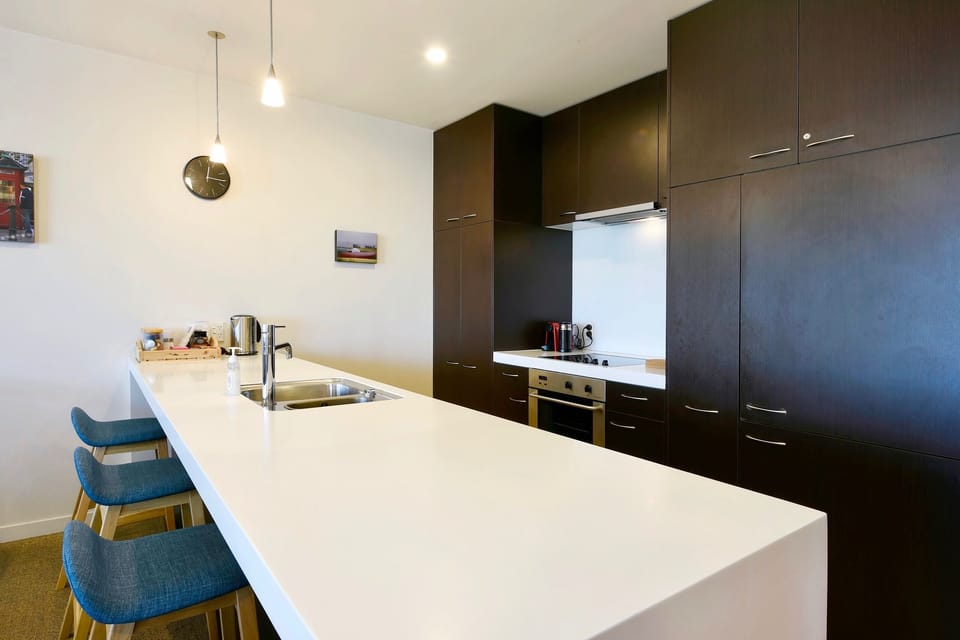 Fully-equipped kitchen area
