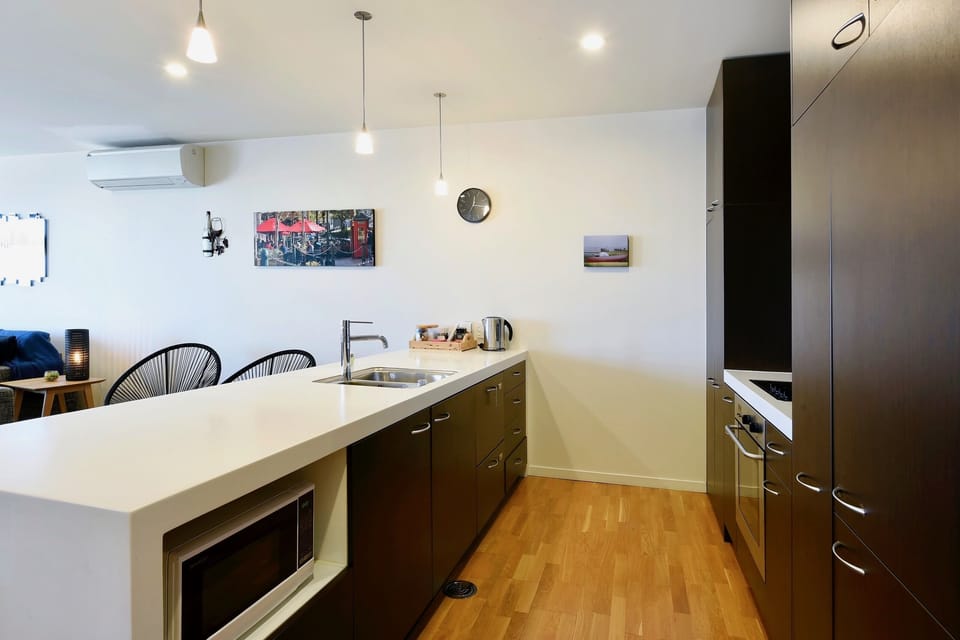 Fully-equipped kitchen area
