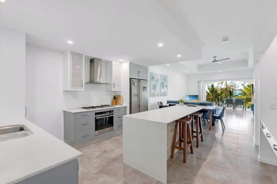 Cook up delicious meals in the fully-equipped kitchen, fitted out with premium appliances and all the essentials. 
