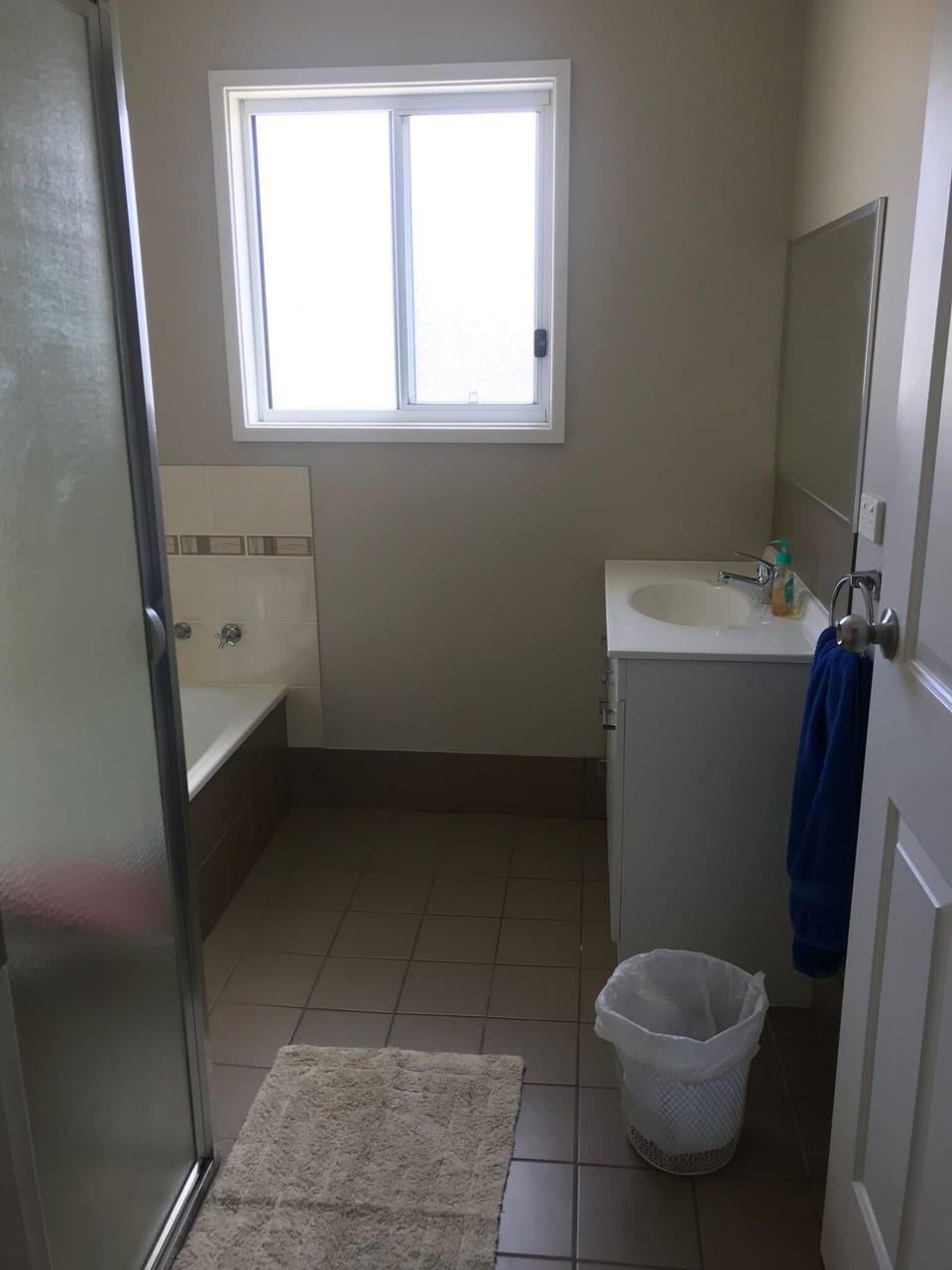 Bathroom with separate toilet