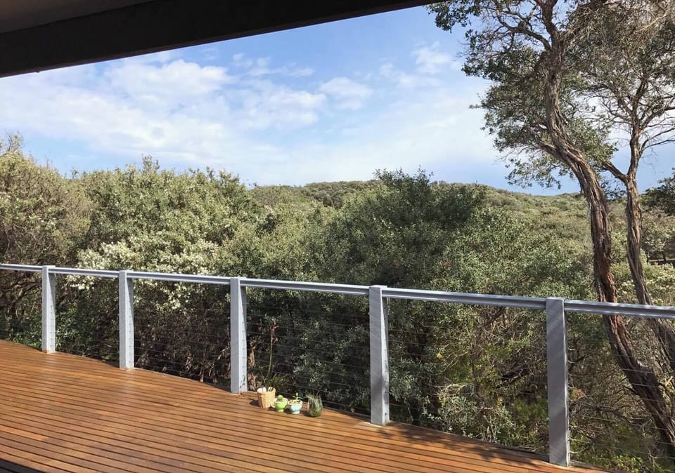 West facing deck