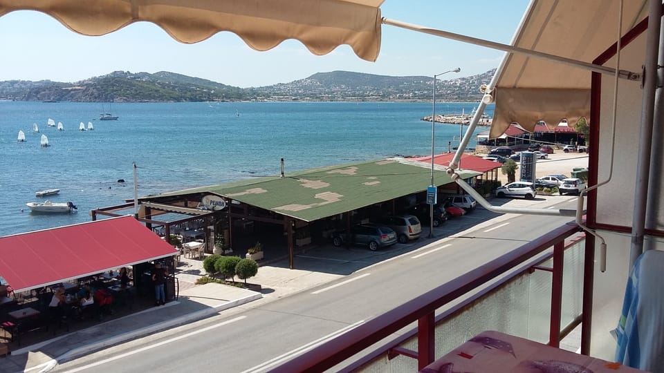 view from the balcony