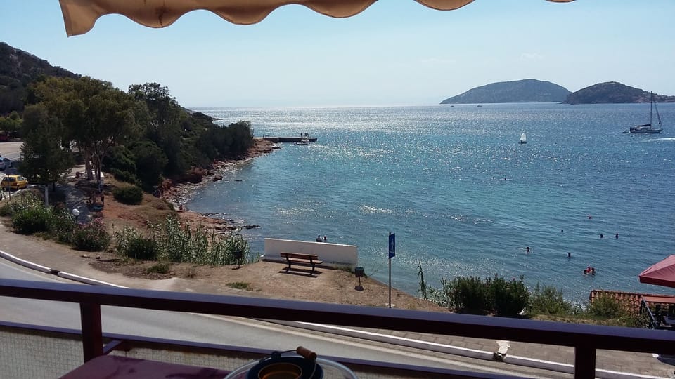 view from the balcony
