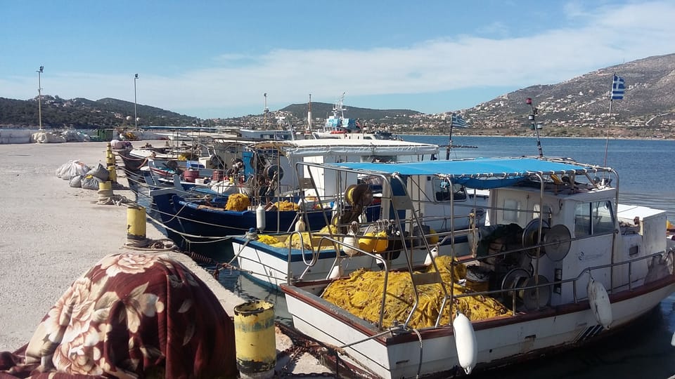 view of the fishing port