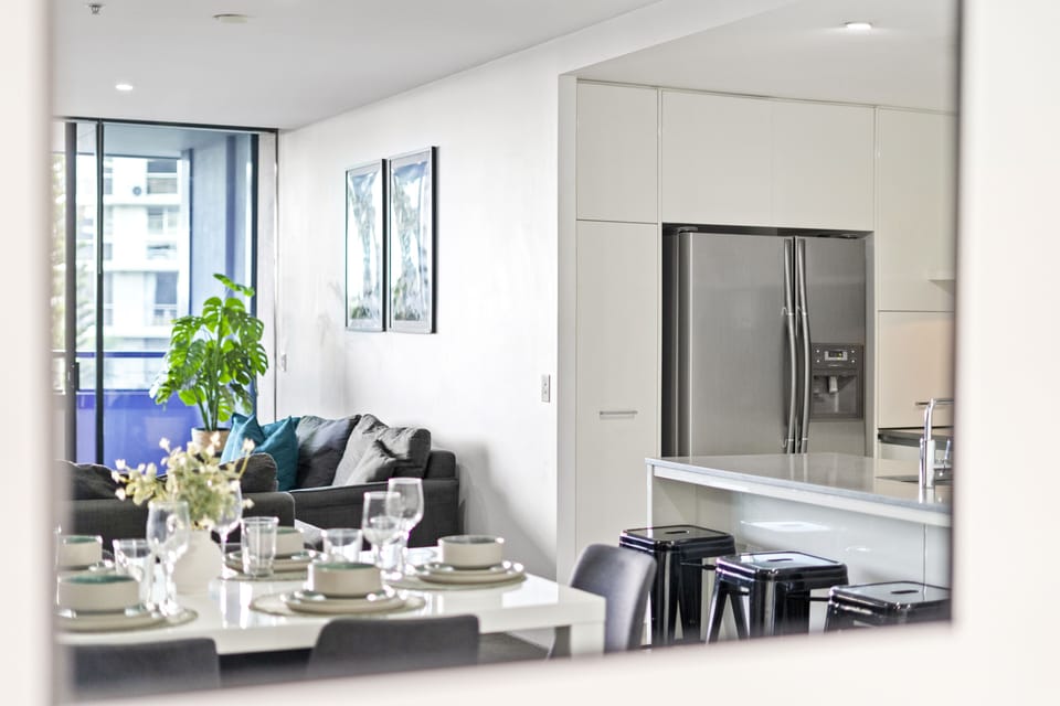 Elegant table in the dining area