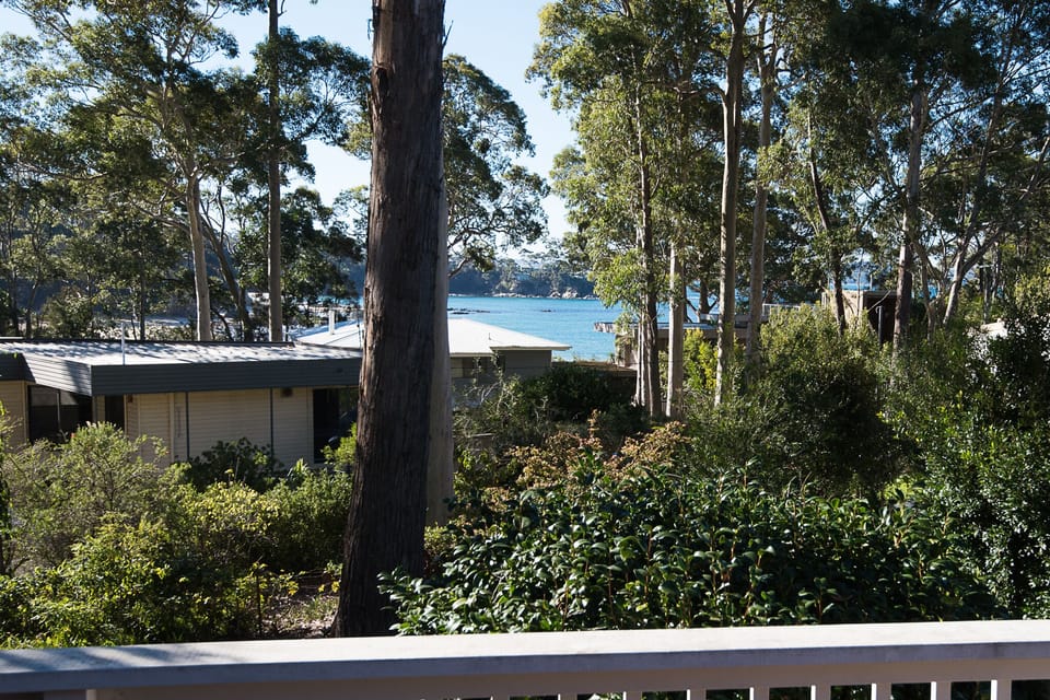Views of surf beach - if you're lucky you'll see the dolphin pod swimming.