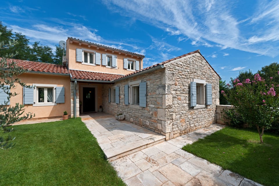 Entrance to the villa
