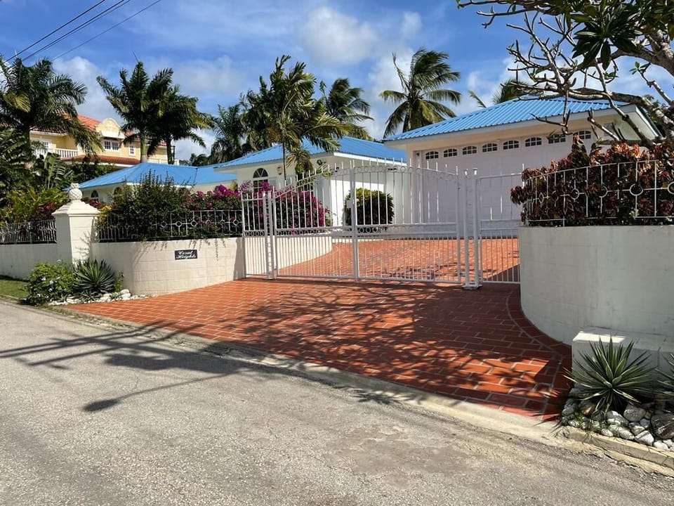 entrance to villa