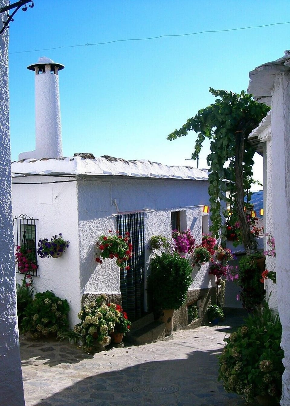 Typical Bubion street