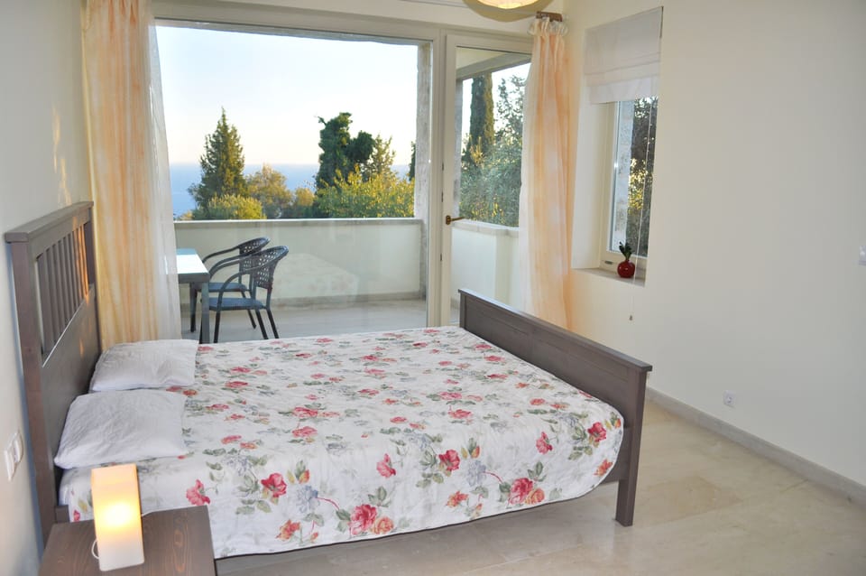The first bedroom has a double bed.