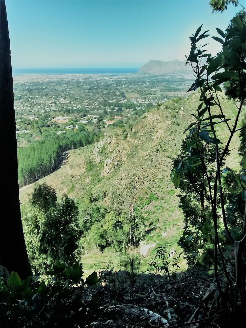  Cape Peninsula from Constantiaberg; False Bay and Muizenberg on the horizon