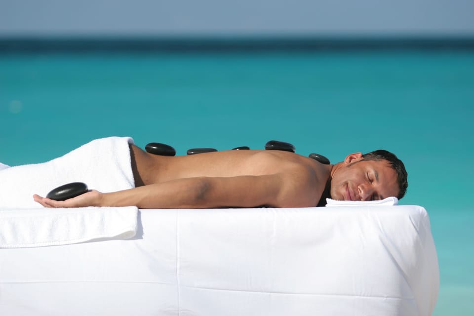 Teona Spa (on site) offers massages on the beach or in your villa