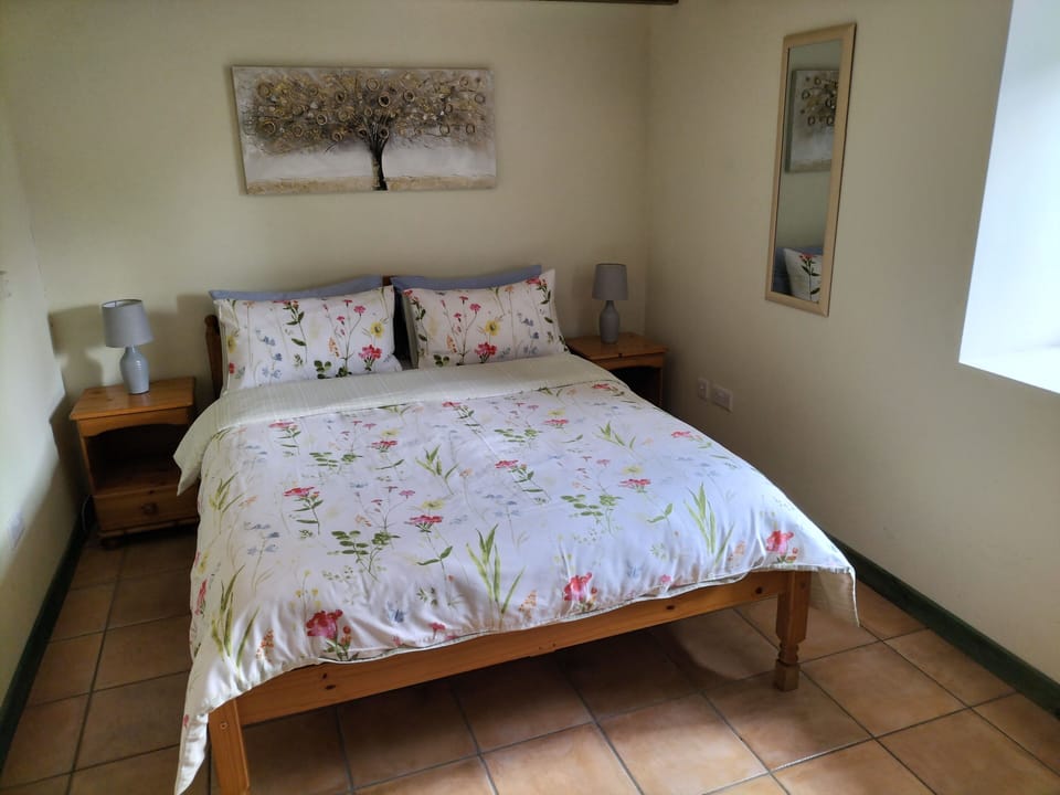 The main bedroom with a king-size bed.