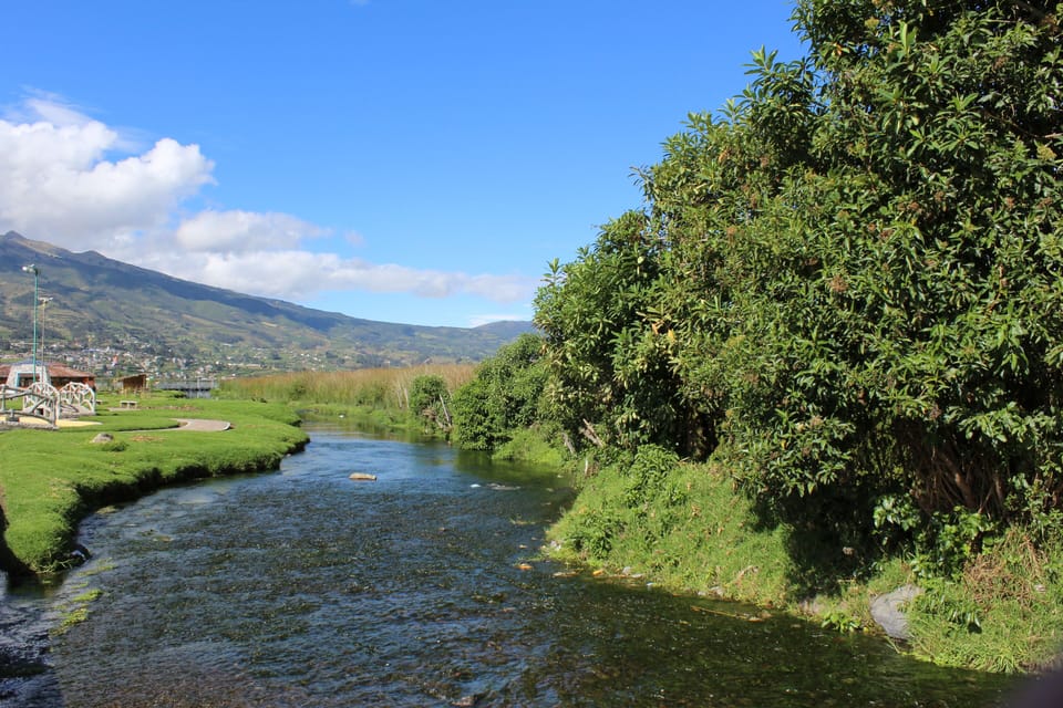 Small river goes to the lake, 300 meters from the house