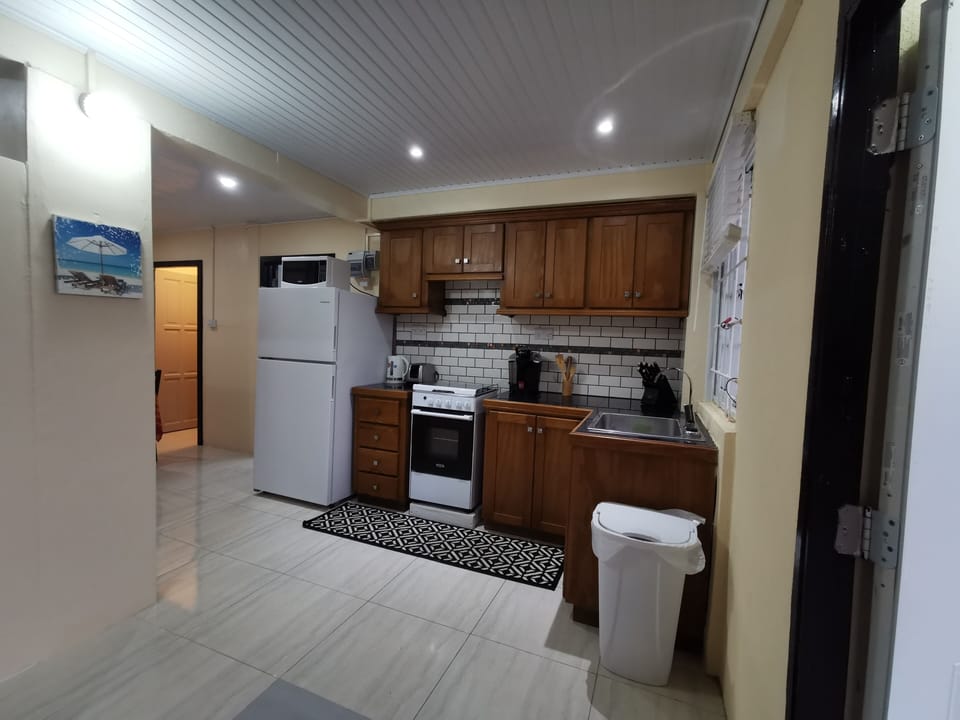 Fully stocked kitchen
