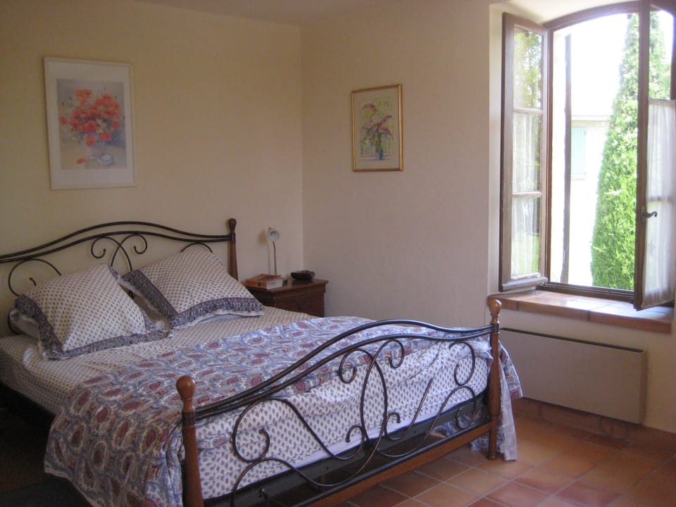 The master bedroom - plenty of light
