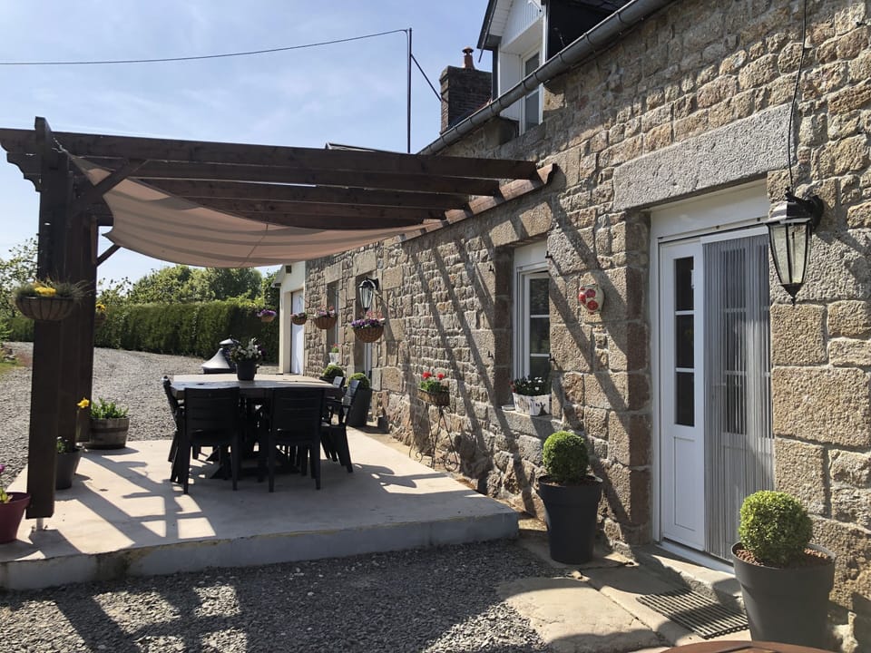 Outside eating area