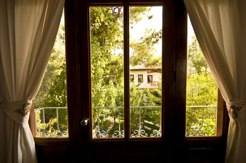 view from one of the bedrooms