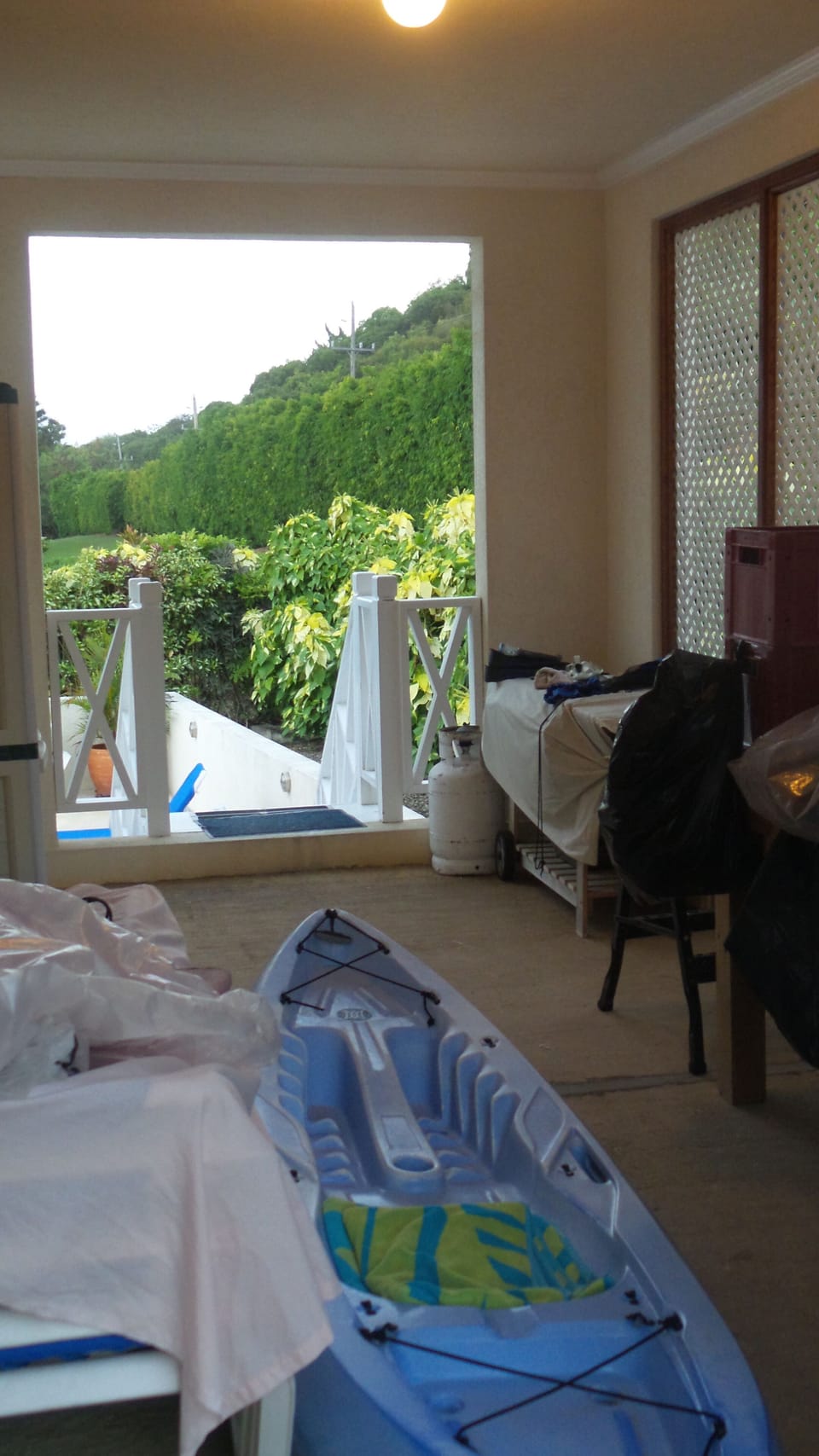 Garage space, Barby  & Kayak.