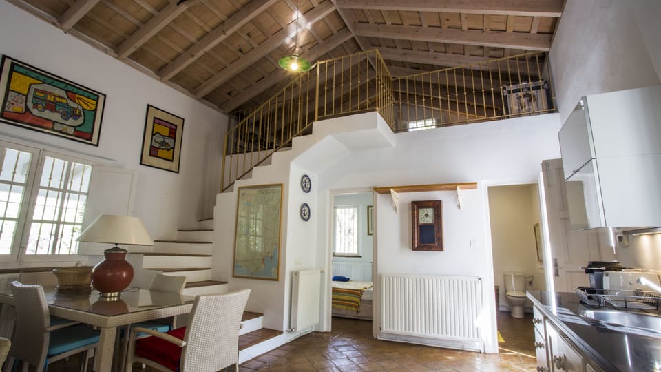 The Cottage
View of Mezzanine  and entrance to Main Bedroom and Bathroom 