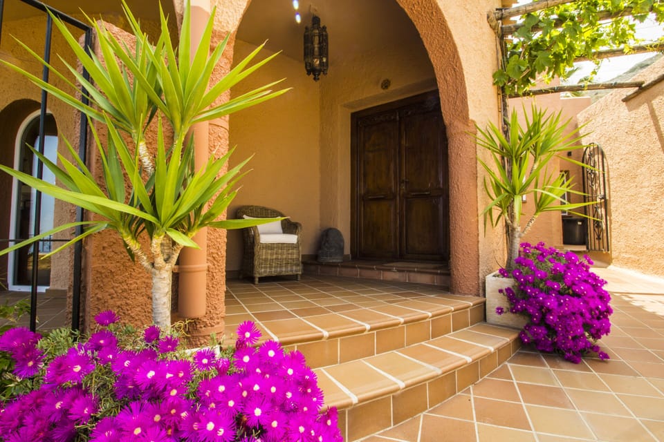 Villa entrance