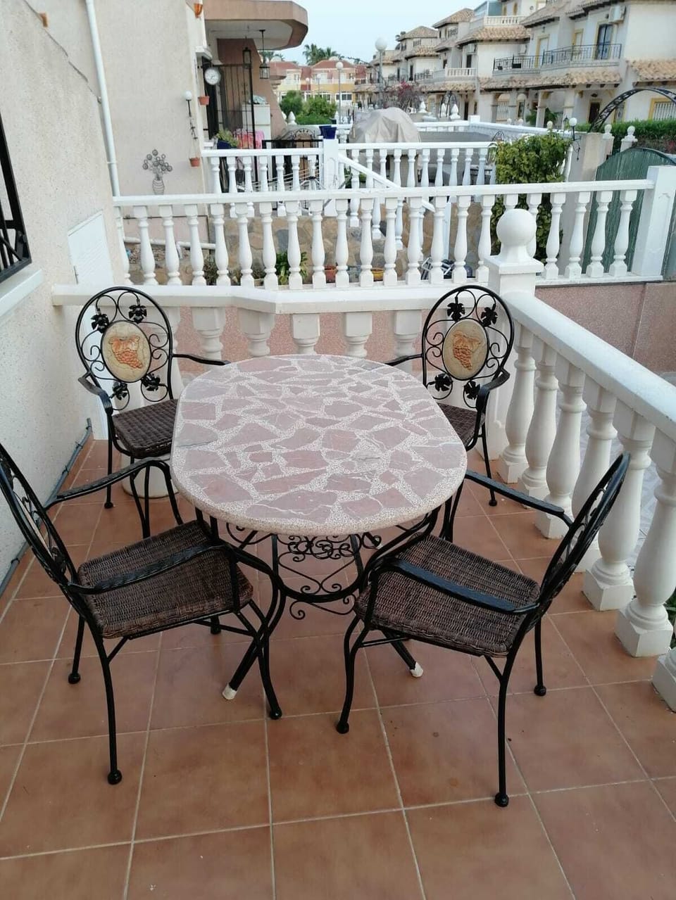 Terrace dining area