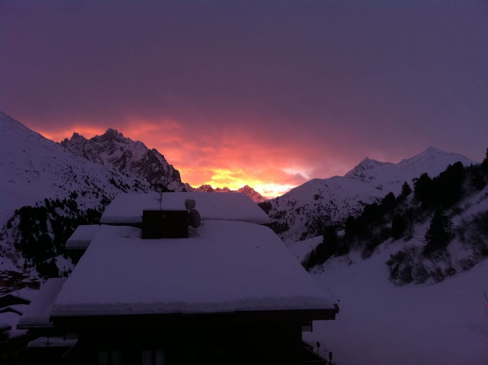 From balcony looking towards Mont Vallon