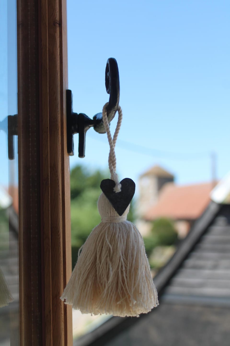 View from upstairs window