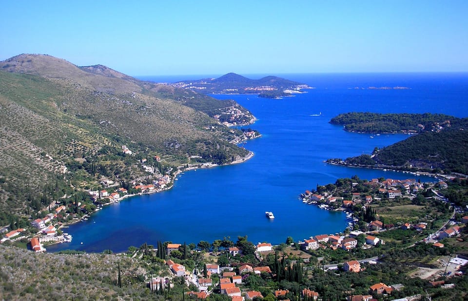 Zaton Bay where the apartment is located