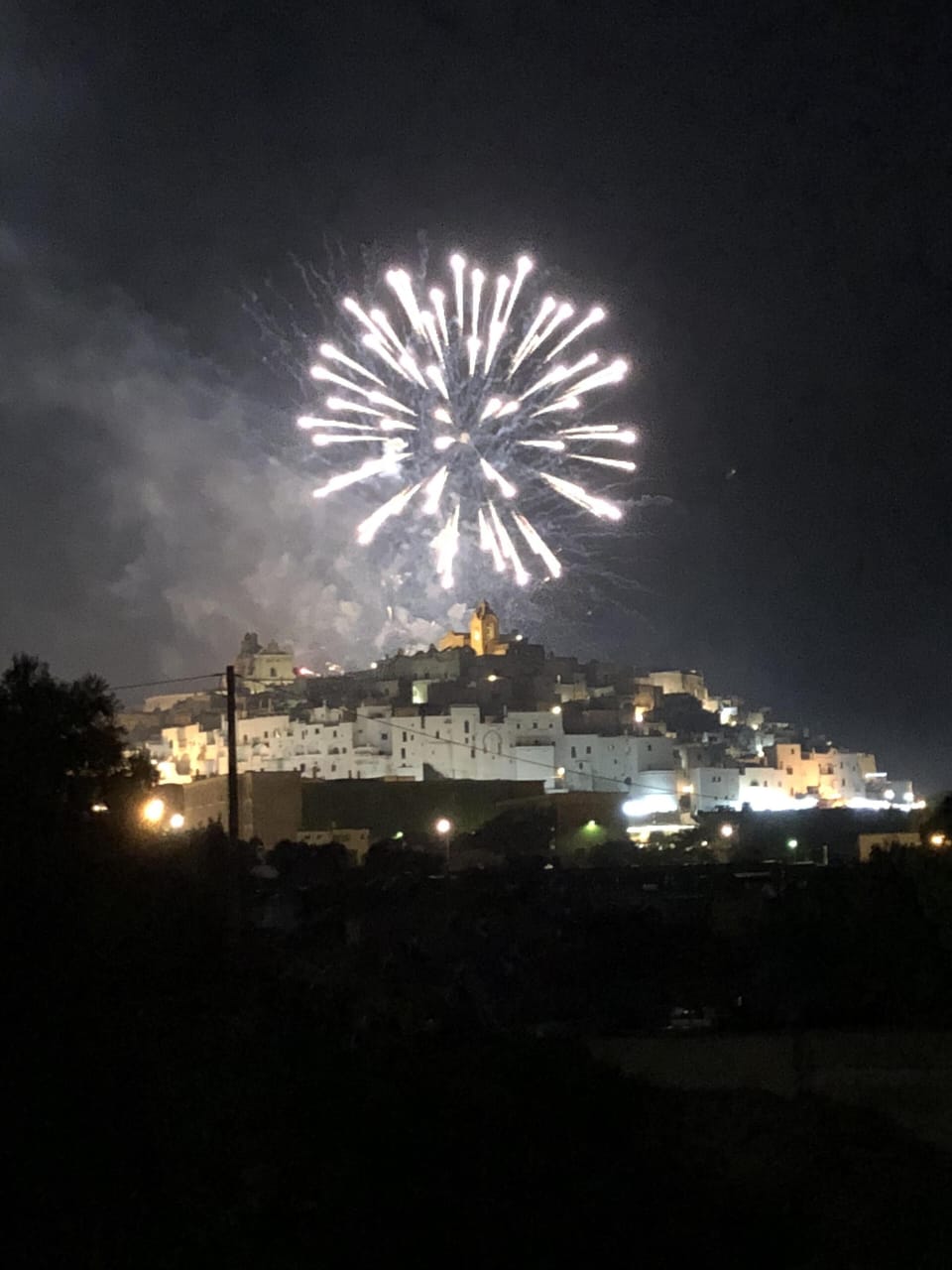 View from terrace on Sant'Oronzo