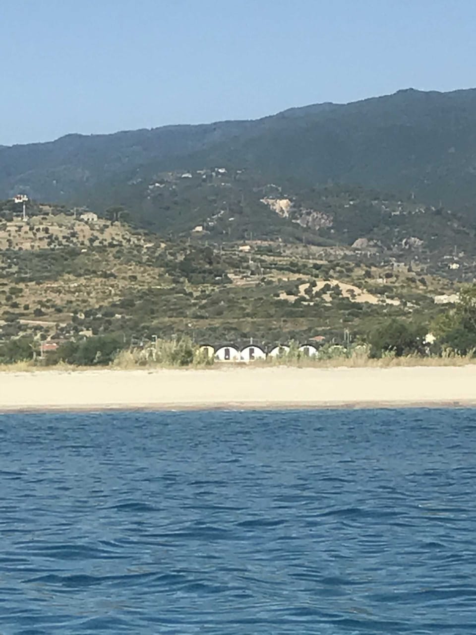 Isca Calabretta from the sea. Only a150m walk to the beach!